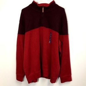NWT Lands End Half Zip Mock Neck Sweater XXL